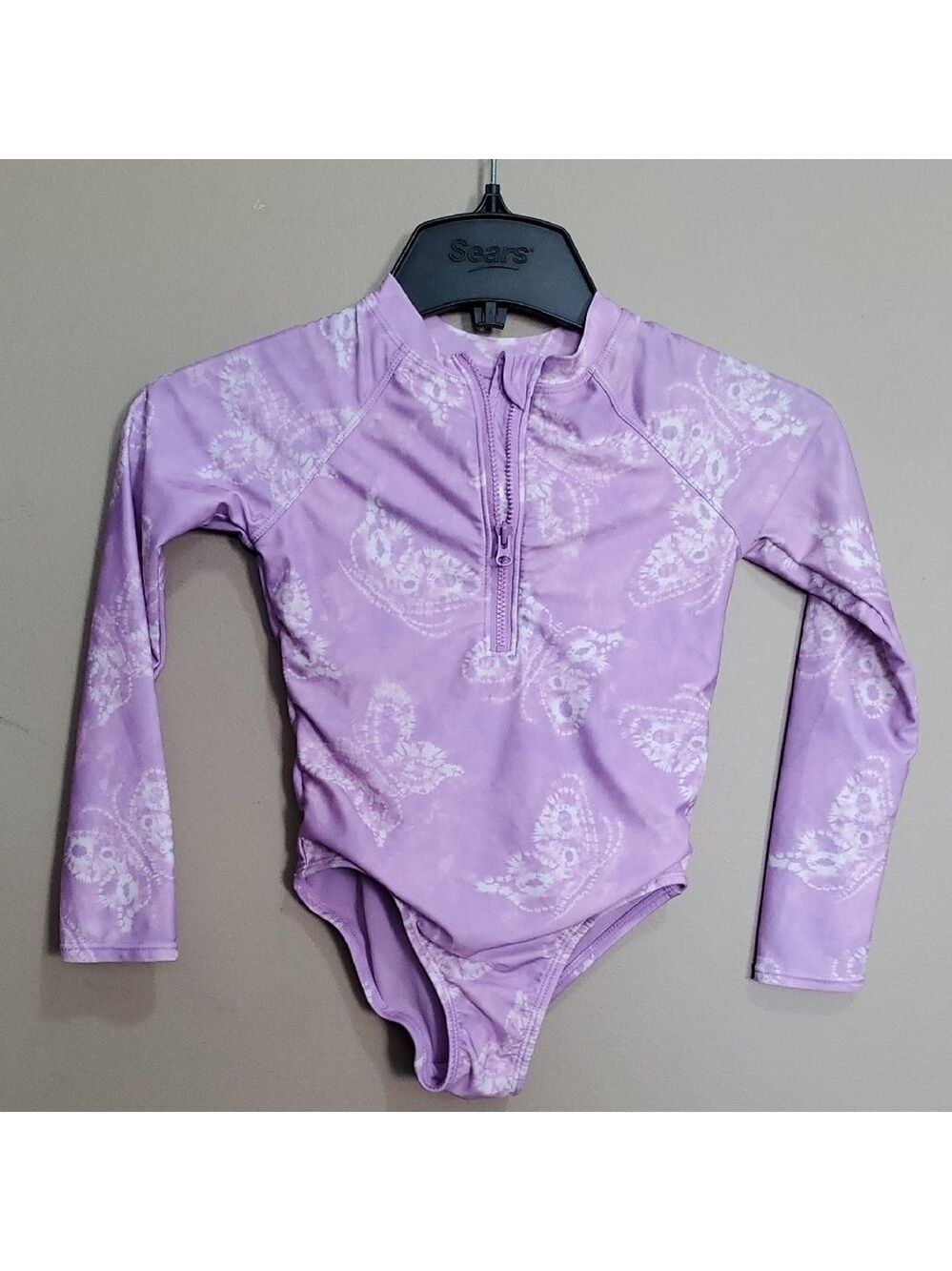 George Kids Purple Butterfly Swimwear Size Small